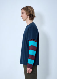 Dries Van Noten Men Contras Sleeves T-Shirt