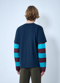 Dries Van Noten Men Contras Sleeves T-Shirt