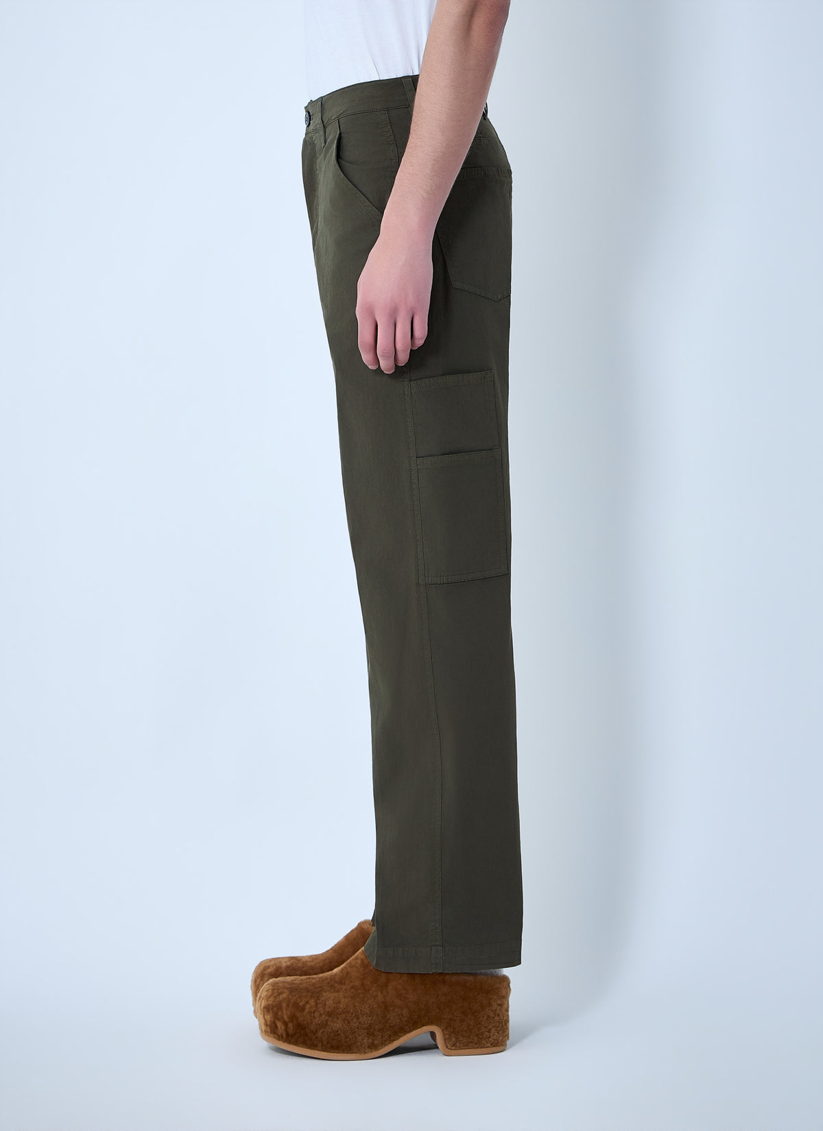 Dries Van Noten Men Pickerbys Cotton Pants