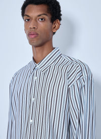 Dries Van Noten Dries Van Noten Men Croom Stripe Cotton Poplin Shirt