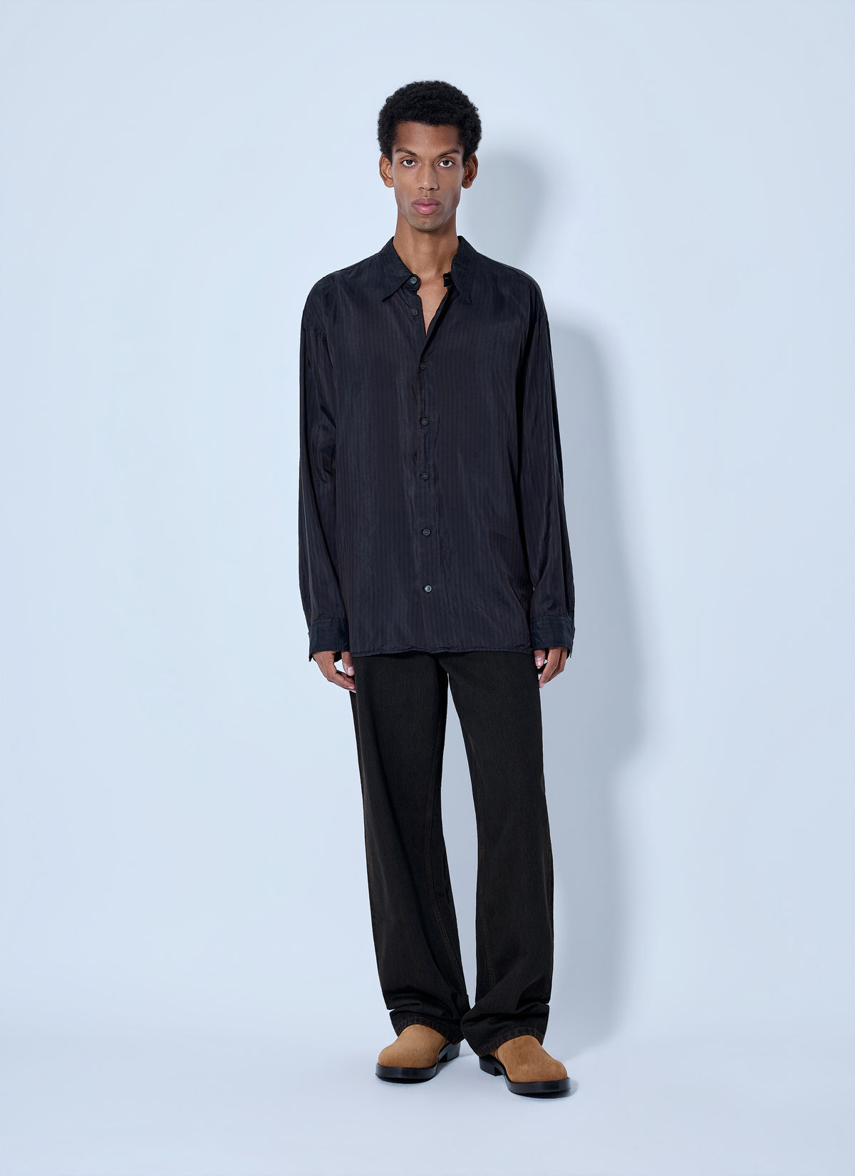 Dries Van Noten Men Croom Striped Shirt