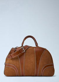 Dries Van Noten Men Suede Duffle Bag