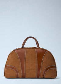Dries Van Noten Men Suede Duffle Bag