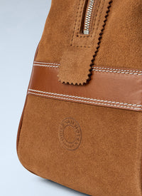 Dries Van Noten Men Suede Duffle Bag