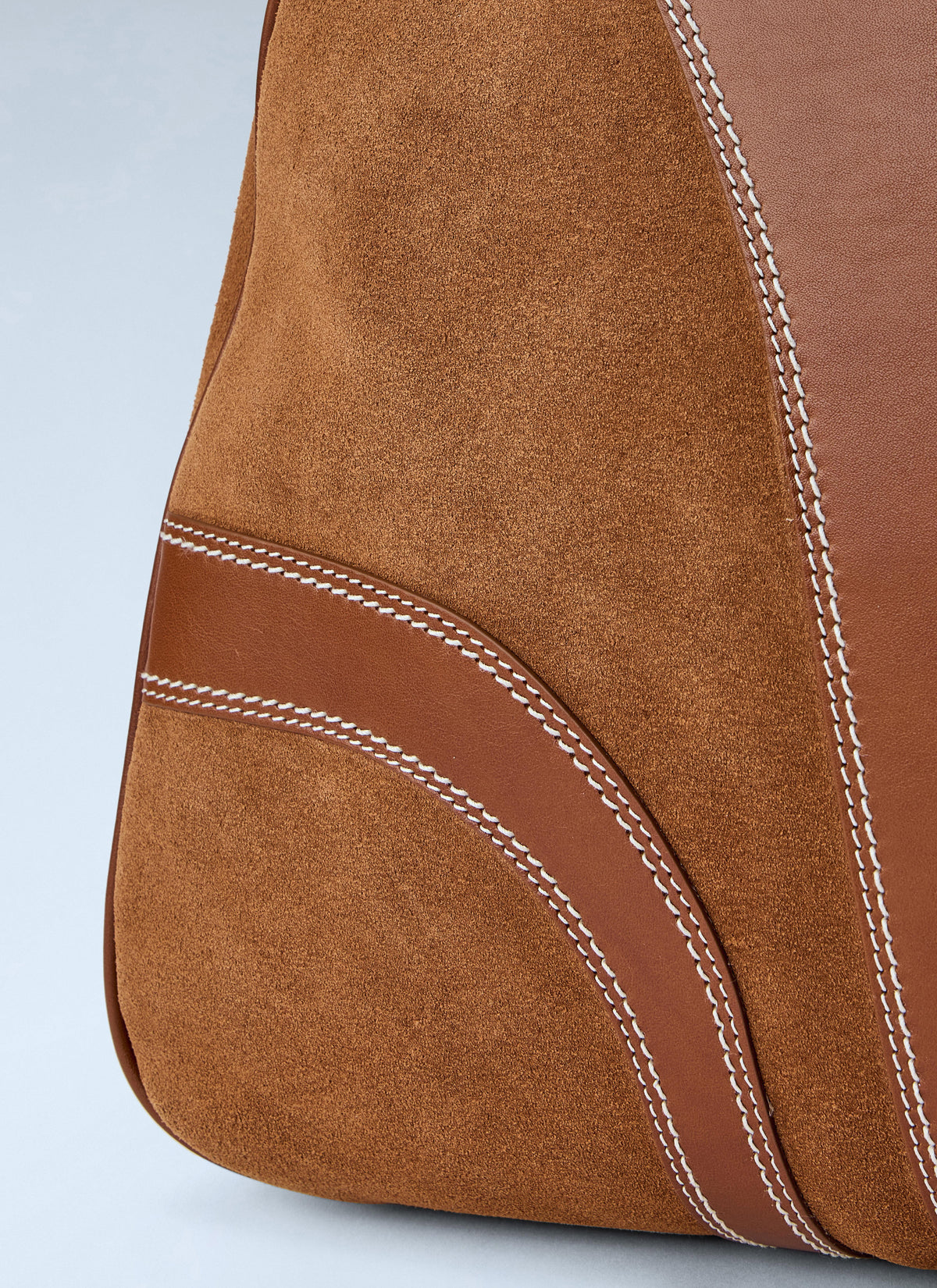 Dries Van Noten Men Suede Duffle Bag