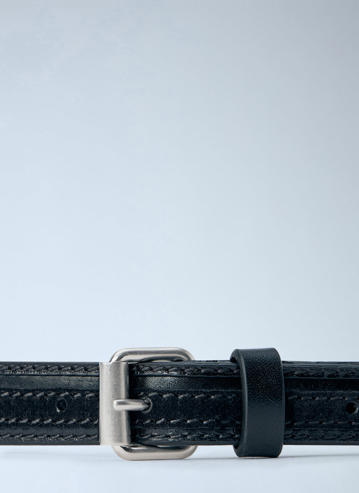 Dries Van Noten Men Smooth-Grain Leather Belt