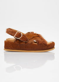 Dries Van Noten Dries Van Noten Women Ponyhair Sandals