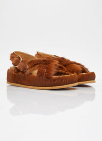 Dries Van Noten Dries Van Noten Women Ponyhair Sandals