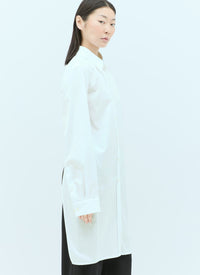 Dries Van Noten Women Open-Rear Poplin Shirt
