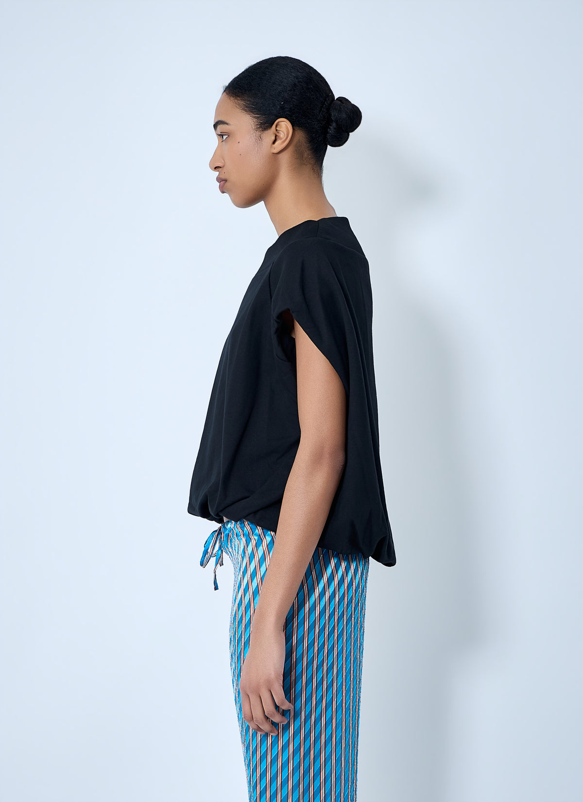 Dries Van Noten Women Draped Sleeve Top