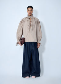 Dries Van Noten Dries Van Noten Women Gathered Neck Blouse