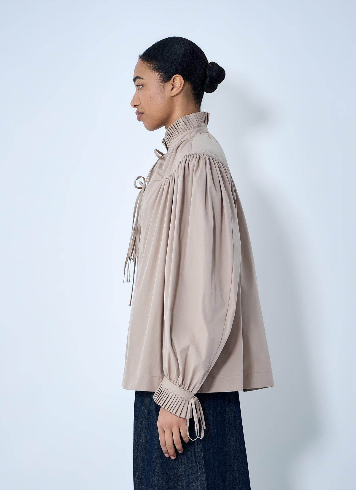 Dries Van Noten Dries Van Noten Women Gathered Neck Blouse