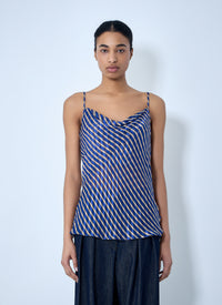 Dries Van Noten Women Diagonal Stripe Camisole Top
