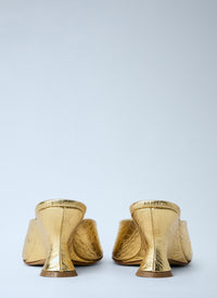 Dries Van Noten Women Sculpted Leather Mules