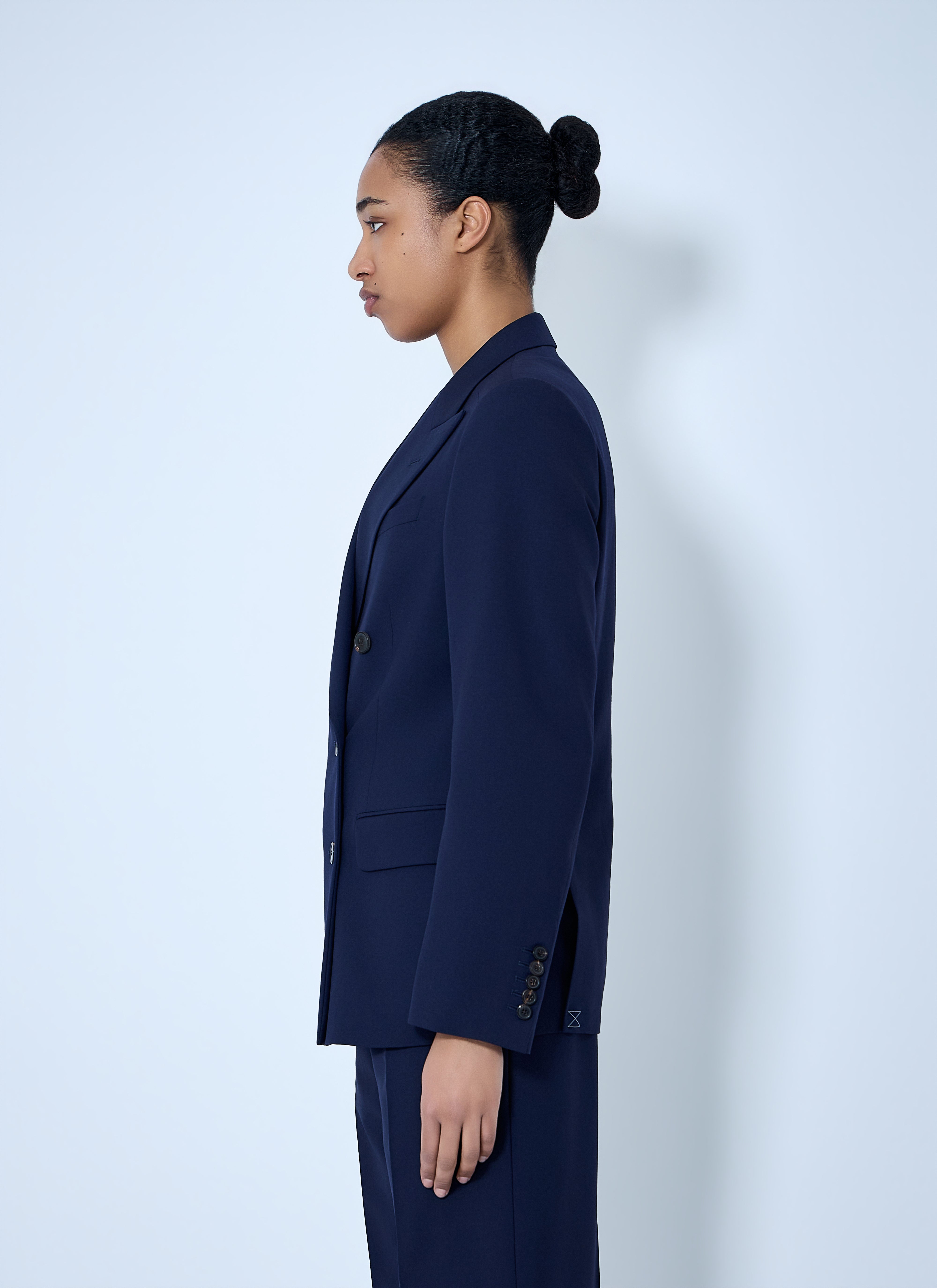 Dries Van Noten Women Double-Breasted Wool Blazer – Bluefly
