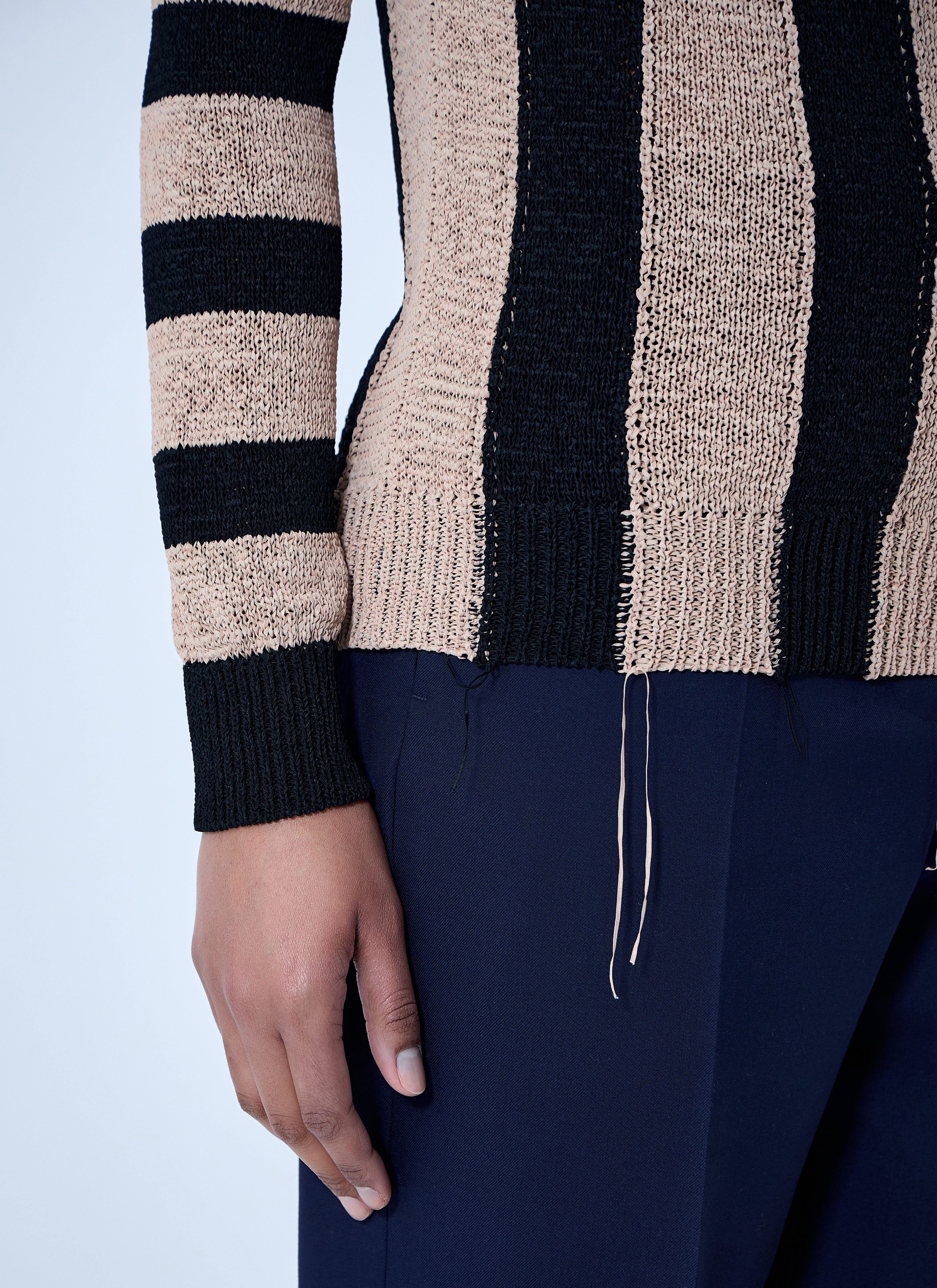 Dries Van Noten Women Striped Knit Sweater – Bluefly