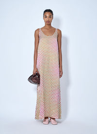 Dries Van Noten Women Draz Polka-Dot Silk Maxi Dress