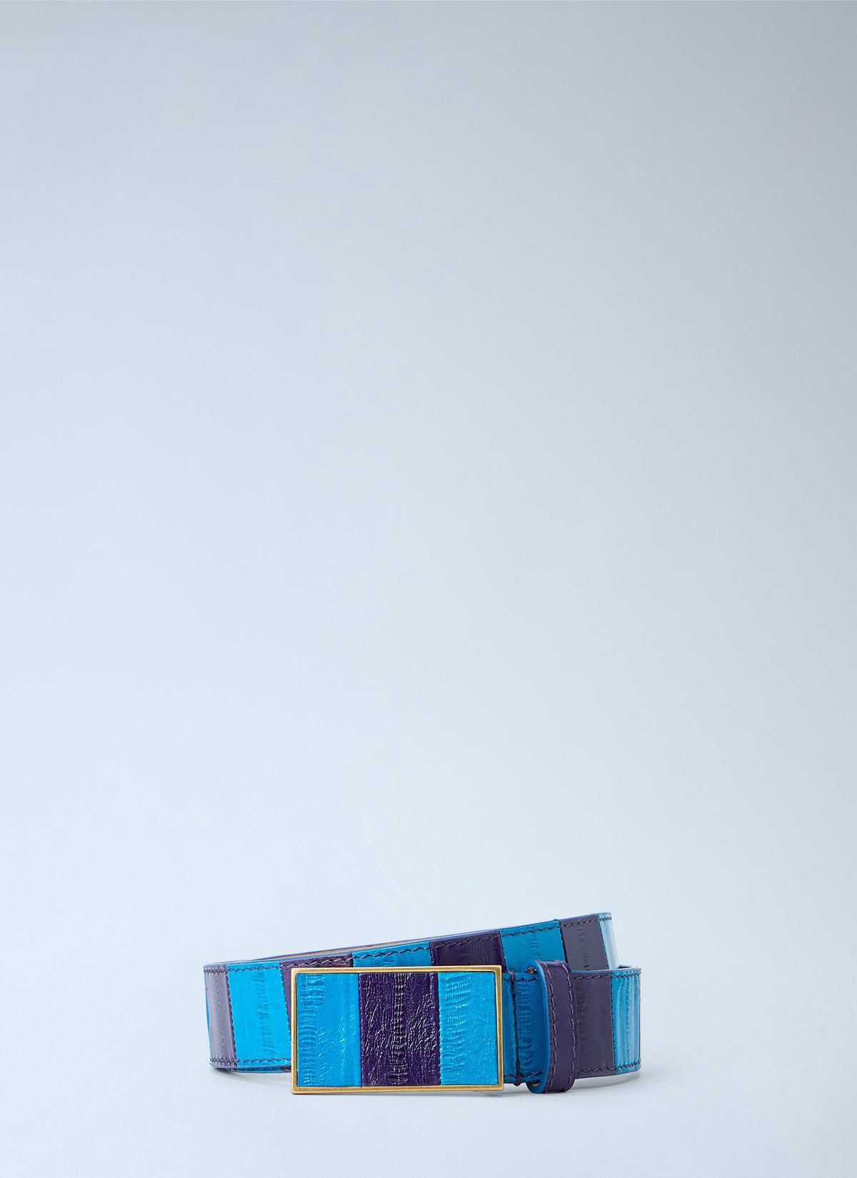 Dries Van Noten Dries Van Noten Women Striped Leather Belt