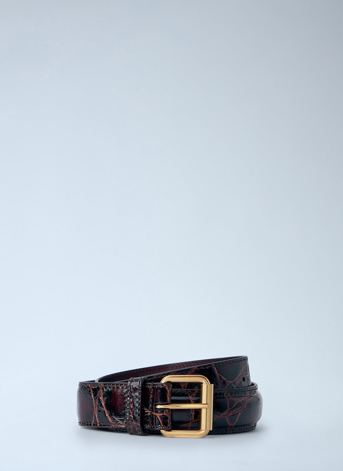 Dries Van Noten Dries Van Noten Women Embossed Leather Belt