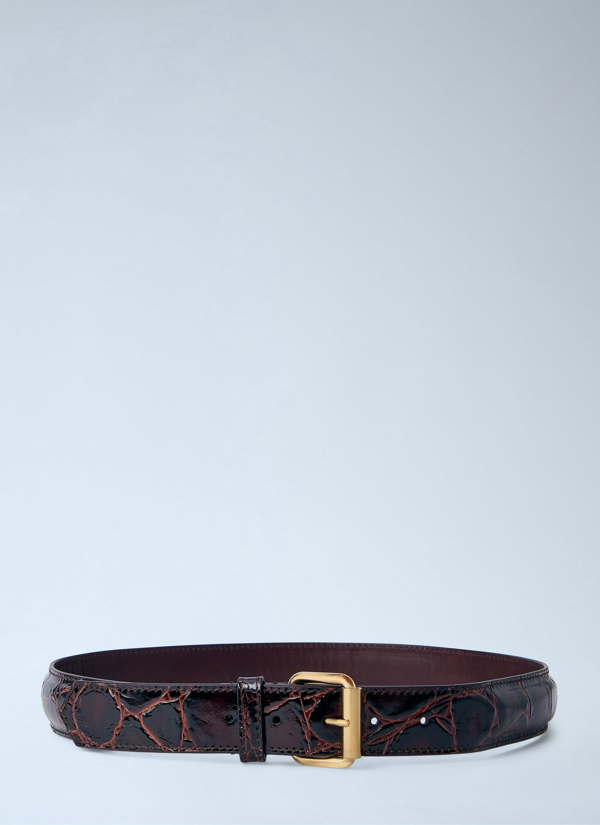 Dries Van Noten Dries Van Noten Women Embossed Leather Belt