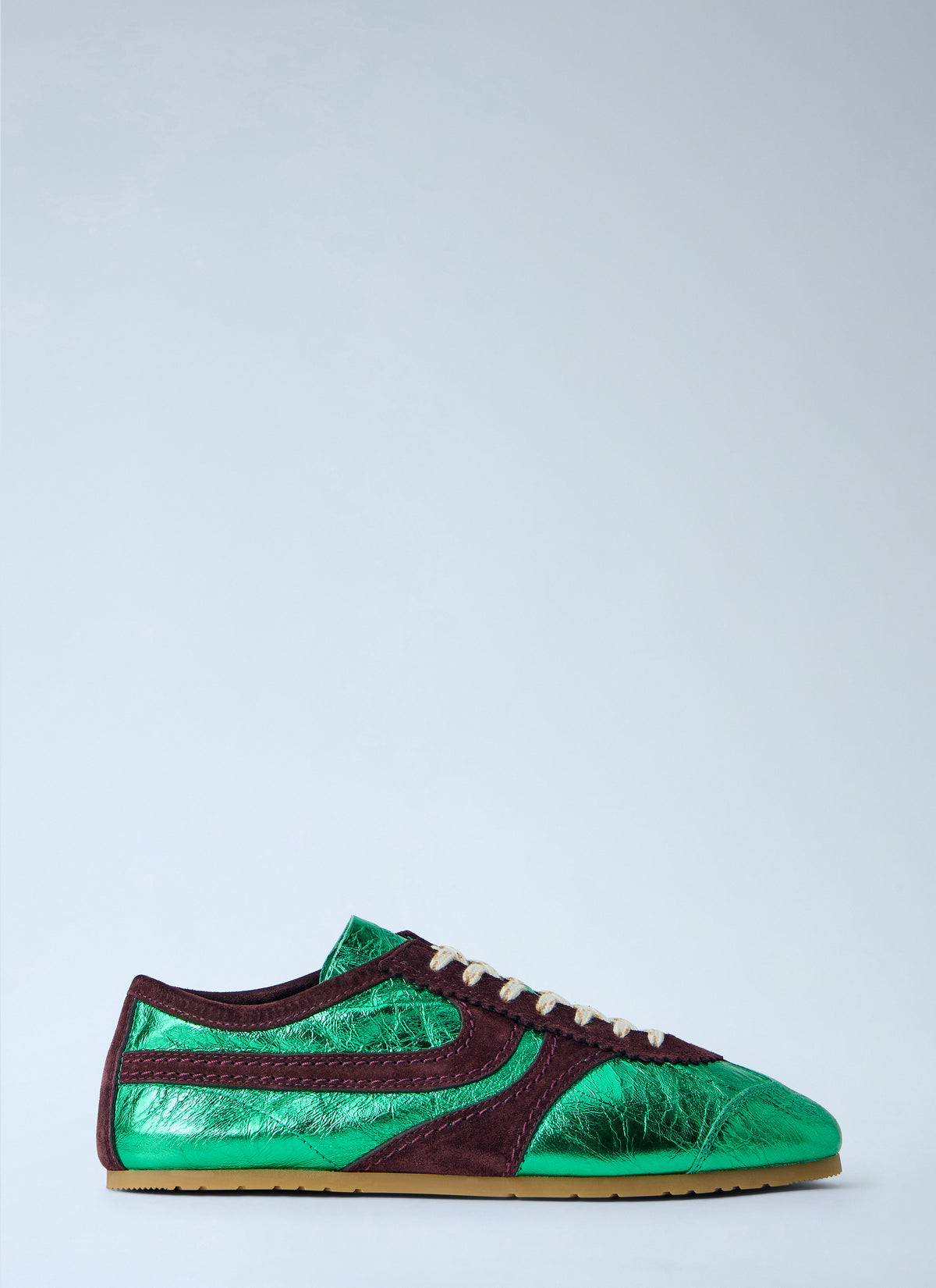 Dries Van Noten Women Metallic Panel Sneakers