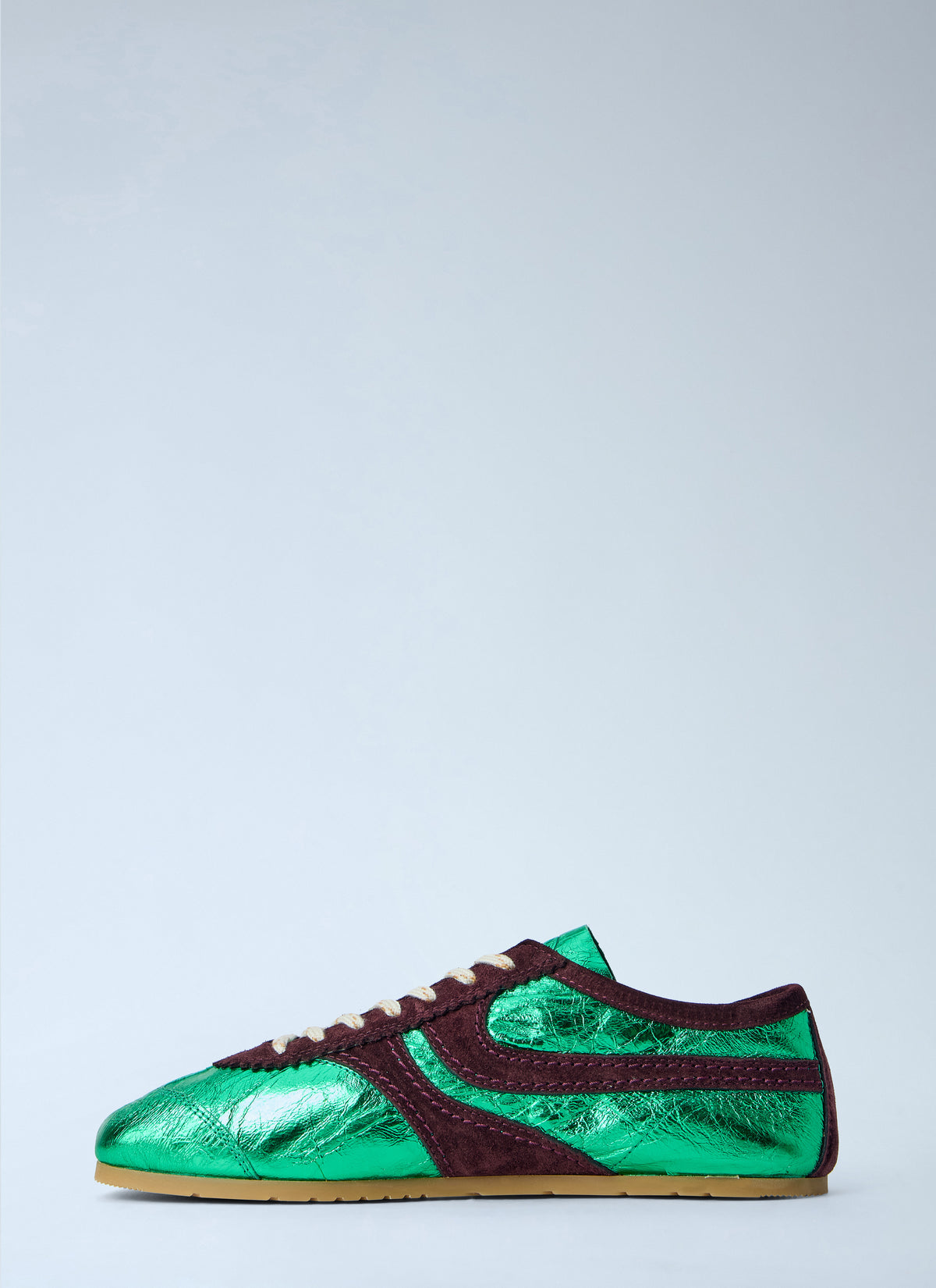 Dries Van Noten Women Metallic Panel Sneakers