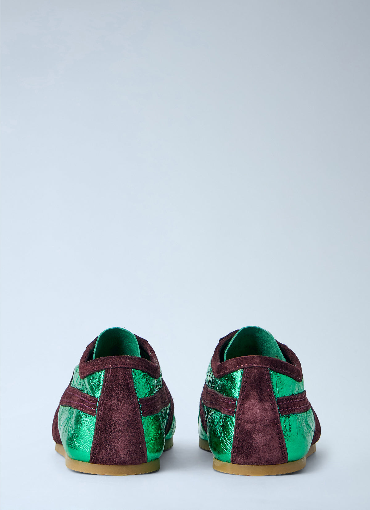 Dries Van Noten Women Metallic Panel Sneakers