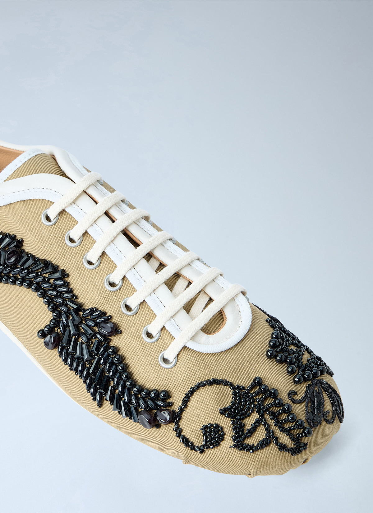 Dries Van Noten Women Embroidered Lace-Up Sneakers