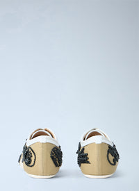 Dries Van Noten Women Embroidered Lace-Up Sneakers