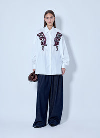 Dries Van Noten Dries Van Noten Women Embroidered Casia Oversized Shirt