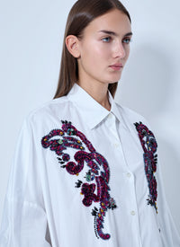 Dries Van Noten Dries Van Noten Women Embroidered Casia Oversized Shirt
