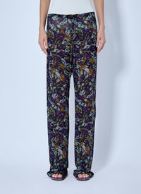 Dries Van Noten Women Pachas Printed Silk Straight Pants