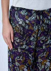 Dries Van Noten Women Pachas Printed Silk Straight Pants