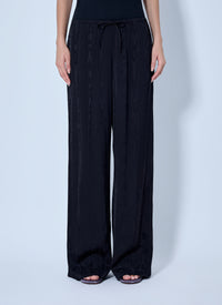 Dries Van Noten Women Puvis Wide-Leg Satin Pants