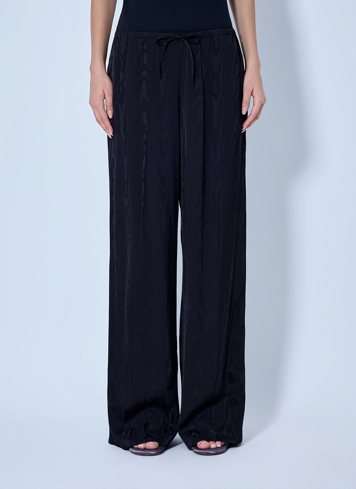 Dries Van Noten Women Puvis Wide-Leg Satin Pants