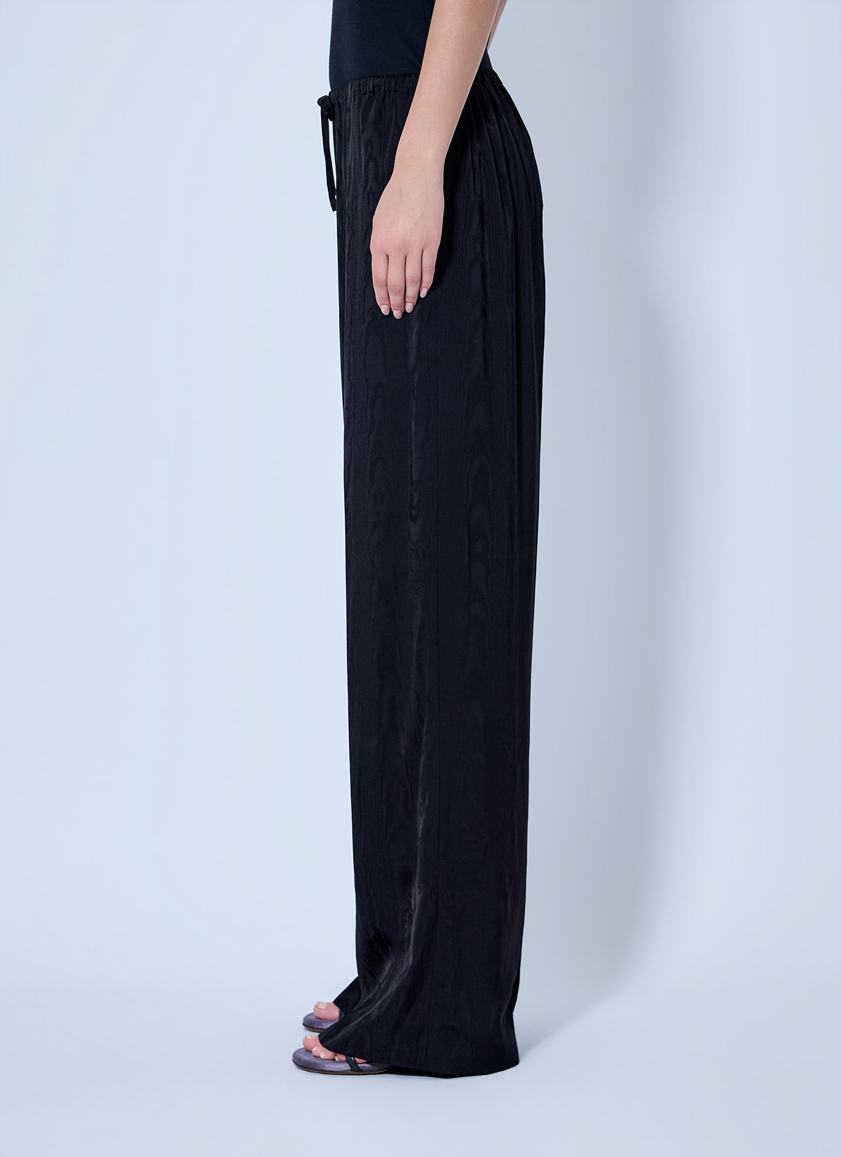 Dries Van Noten Women Puvis Wide-Leg Satin Pants