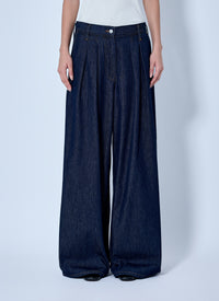 Dries Van Noten Women Wide-Leg Denim Trousers