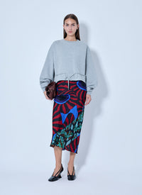 Dries Van Noten Women Abstract Pattern Midi Skirt