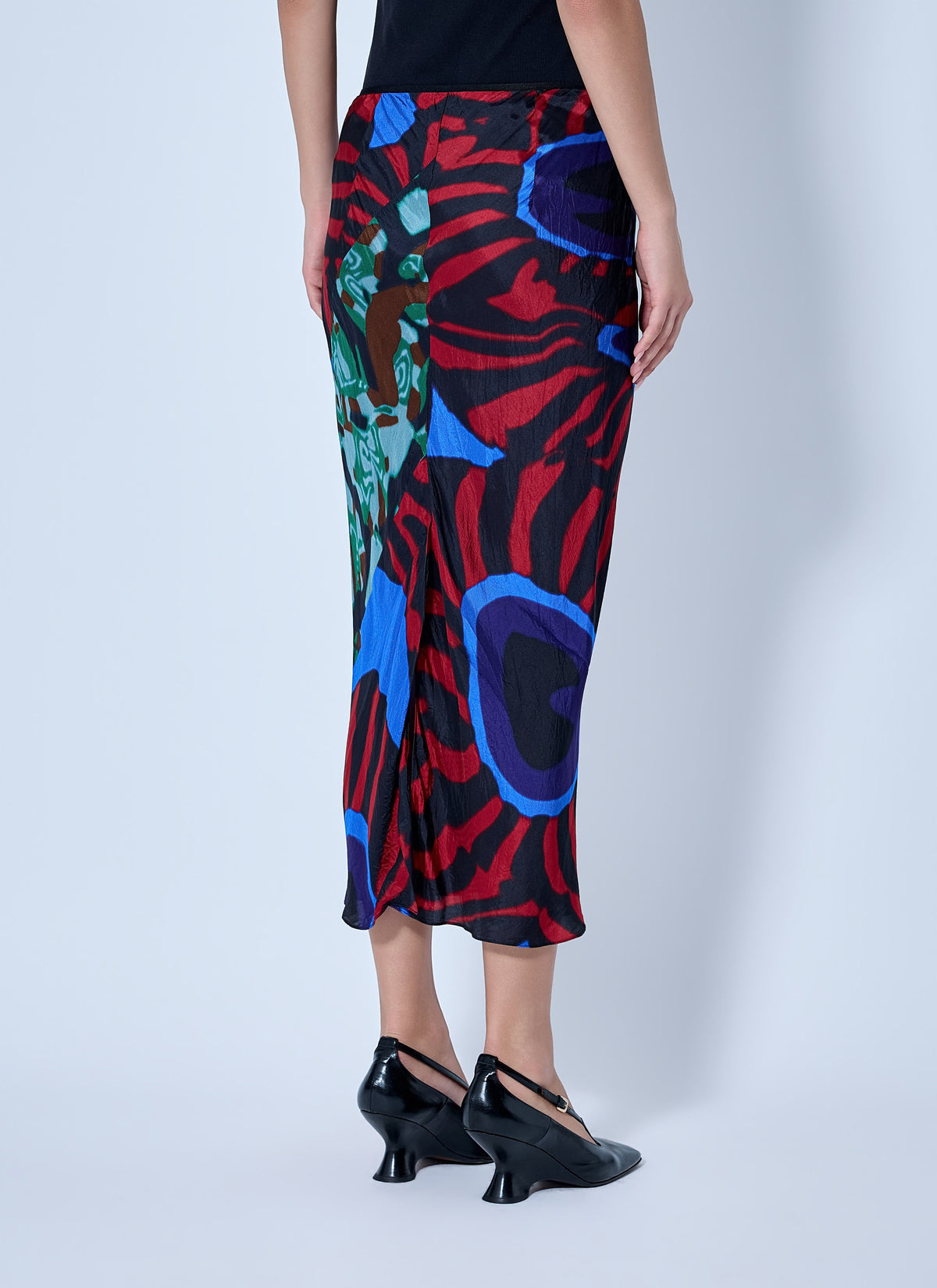 Dries Van Noten Women Abstract Pattern Midi Skirt