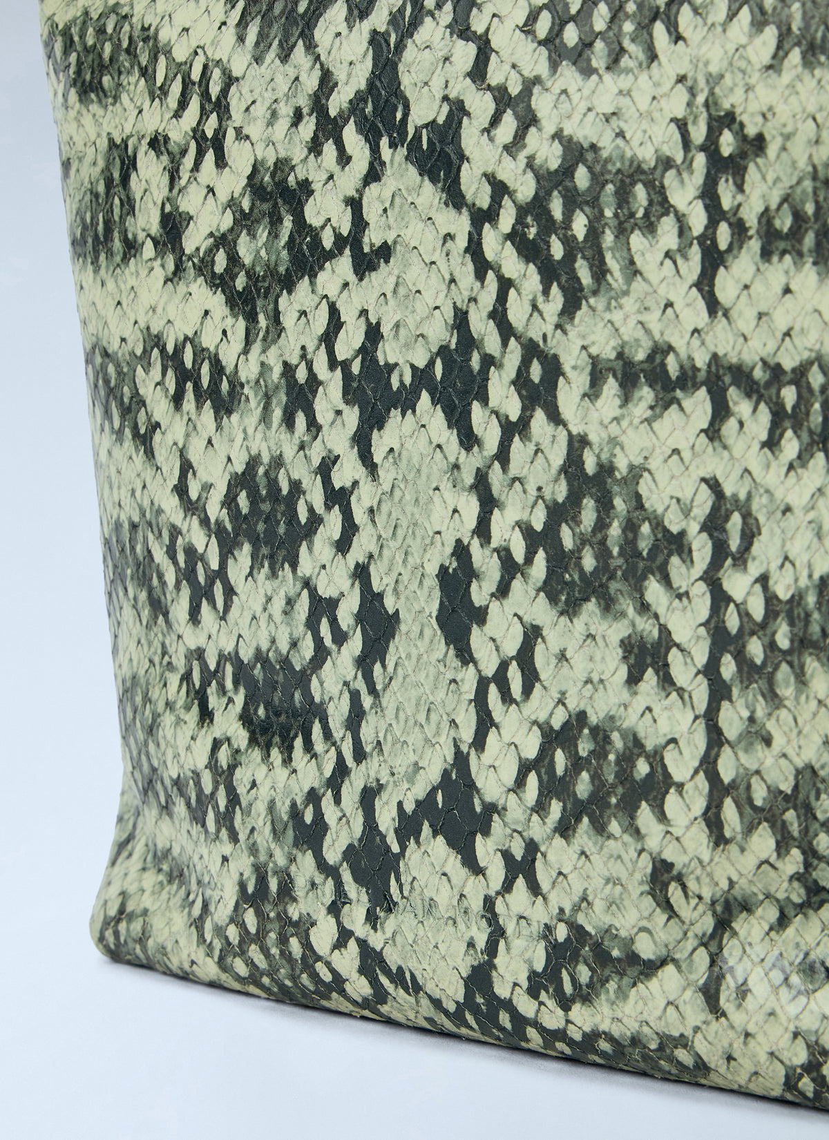 Dries Van Noten Dries Van Noten Women Snake-Embossed Leather Top Handle Bag