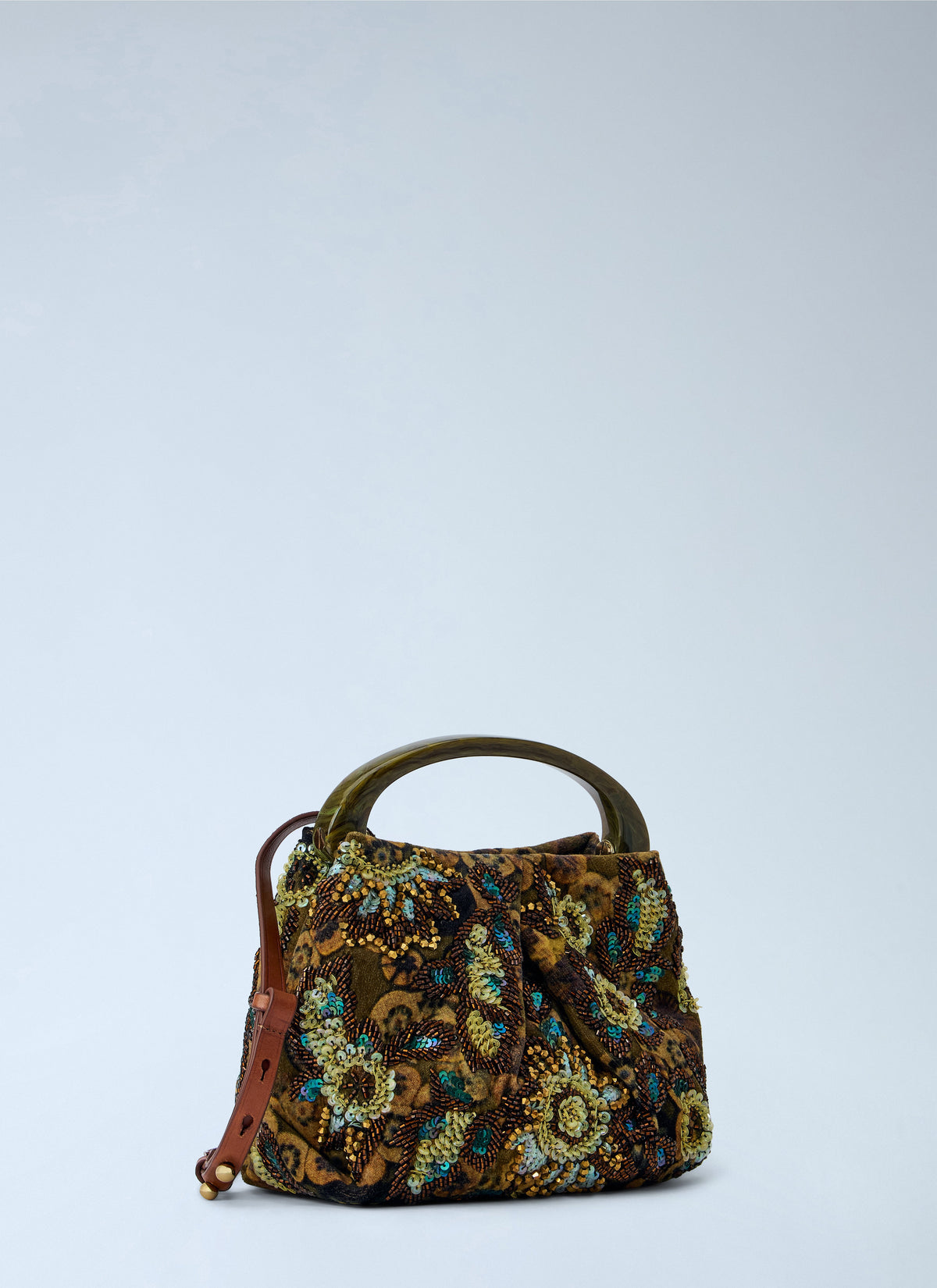 Dries Van Noten Dries Van Noten Women Crisp Metallic Crossbody Bag