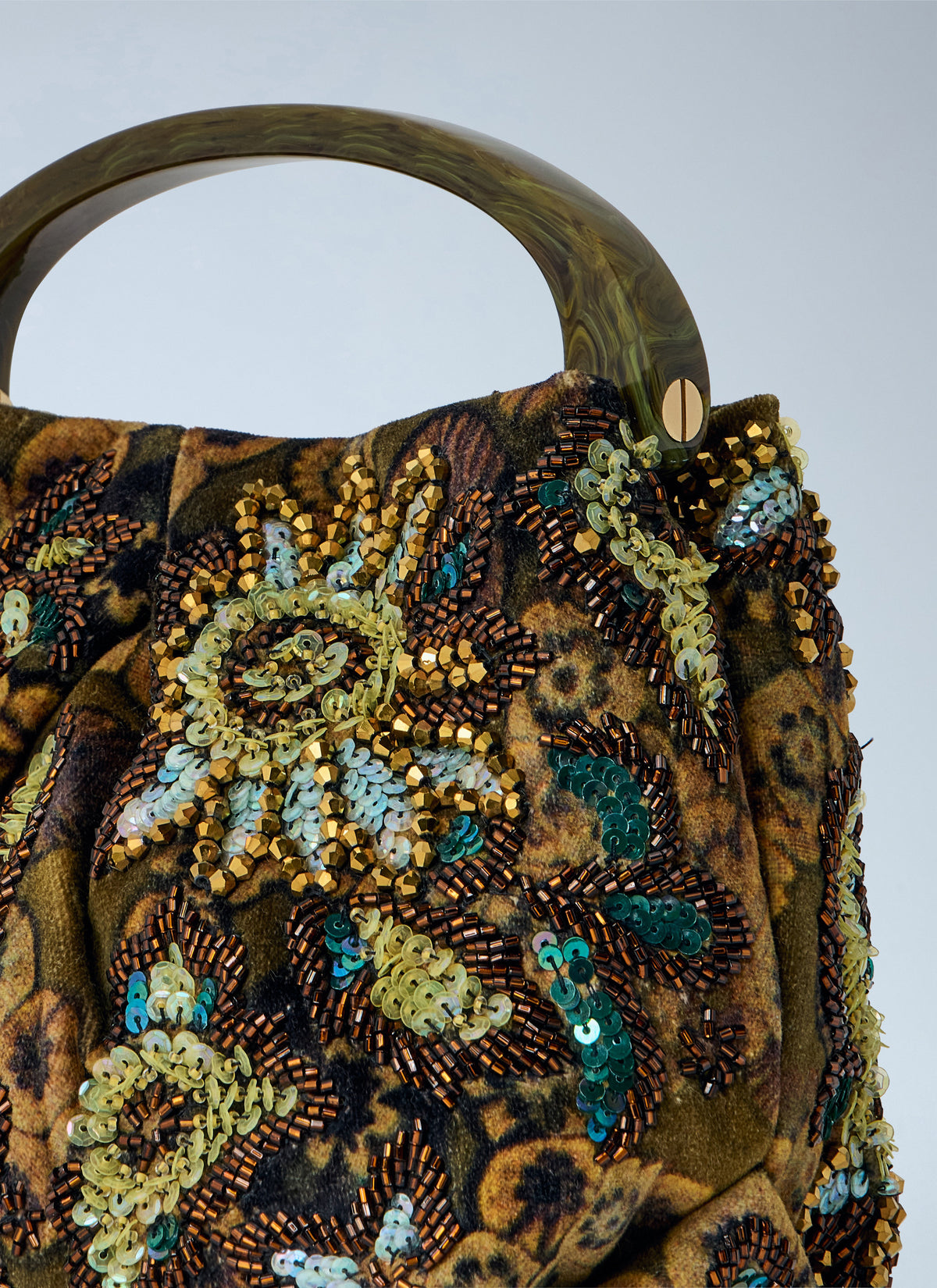 Dries Van Noten Dries Van Noten Women Crisp Metallic Crossbody Bag