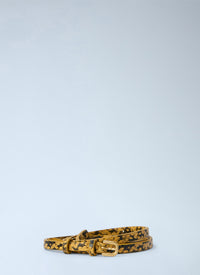 Dries Van Noten Dries Van Noten Women Patterned Leather Belt