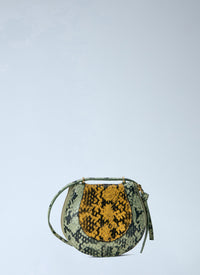 Dries Van Noten Dries Van Noten Women Python-Embossed Leather Crossbody Bag