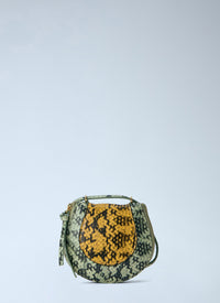 Dries Van Noten Dries Van Noten Women Python-Embossed Leather Crossbody Bag