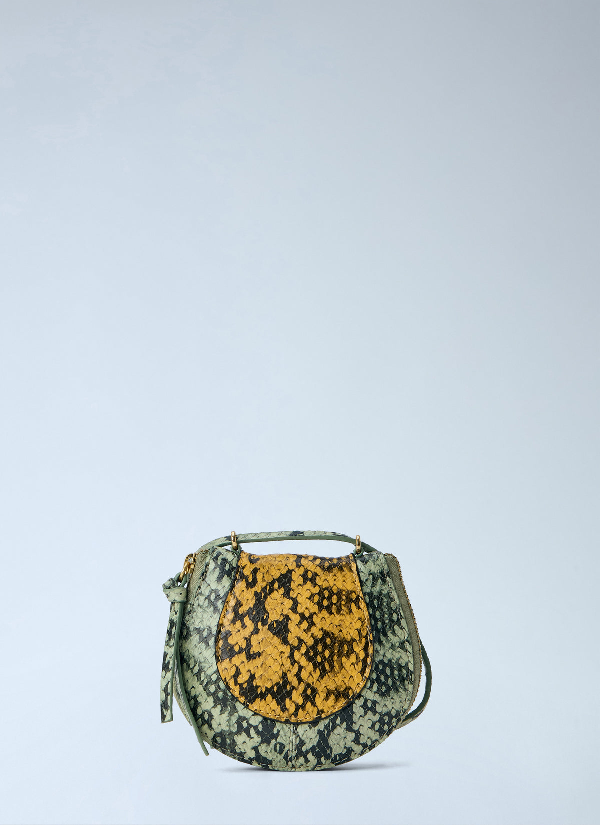 Dries Van Noten Dries Van Noten Women Python-Embossed Leather Crossbody Bag