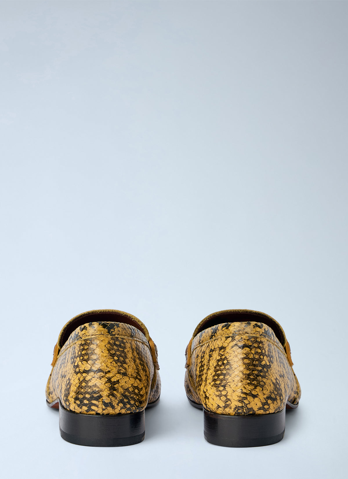 Dries Van Noten Dries Van Noten Women Python-Print Leather Loafers