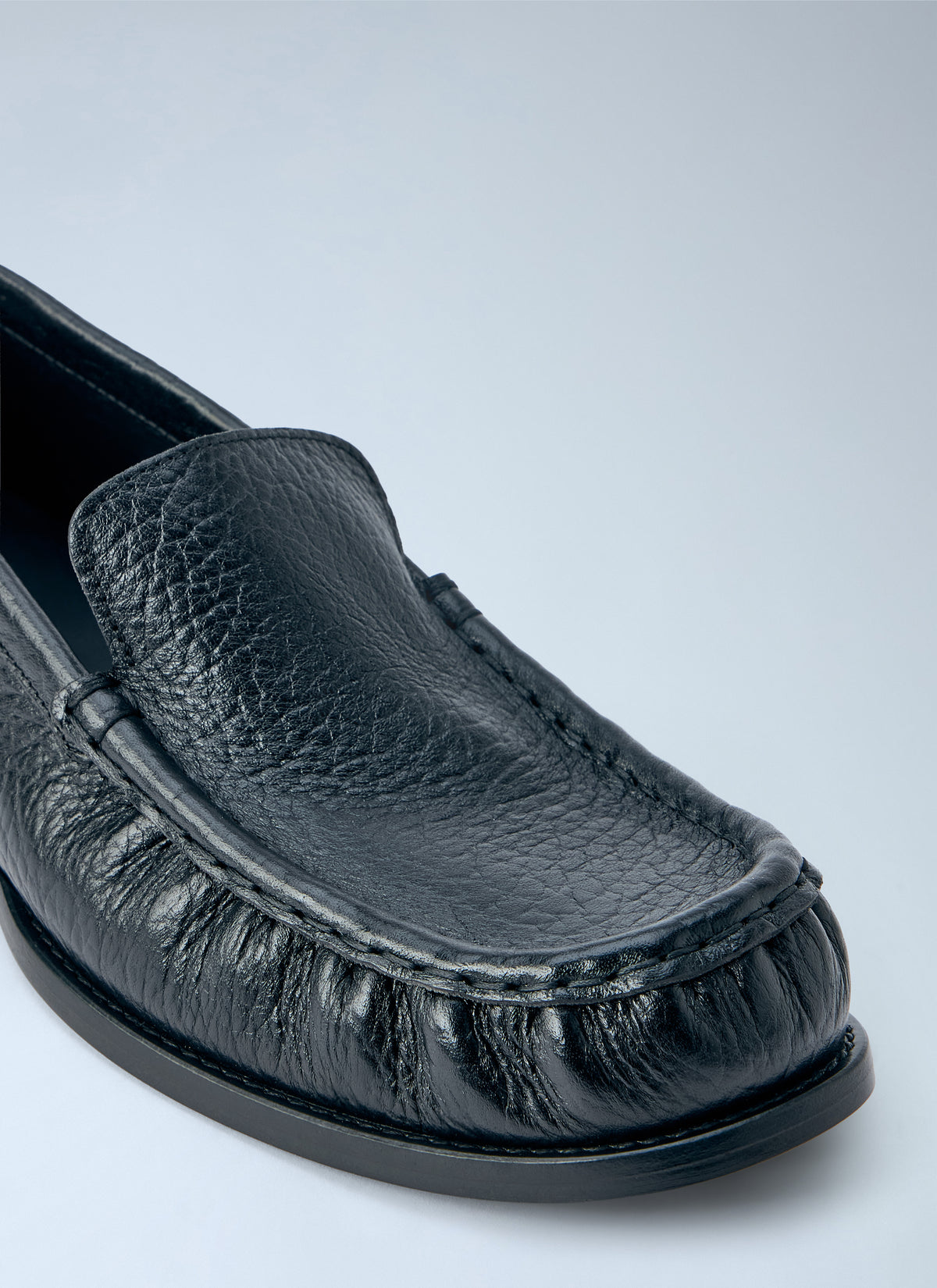 Dries Van Noten Women Textured Leather Loafers