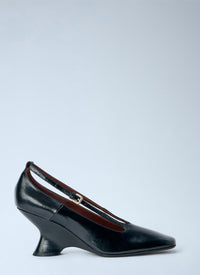 Dries Van Noten Women Leather Wedge Pumps