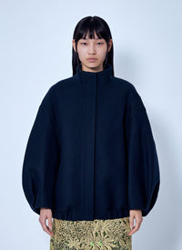 Dries Van Noten Women High Collar Wool Jacket